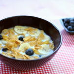 Cornflakes met vers fruit