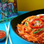 Oosterse zoete aardappelspaghetti